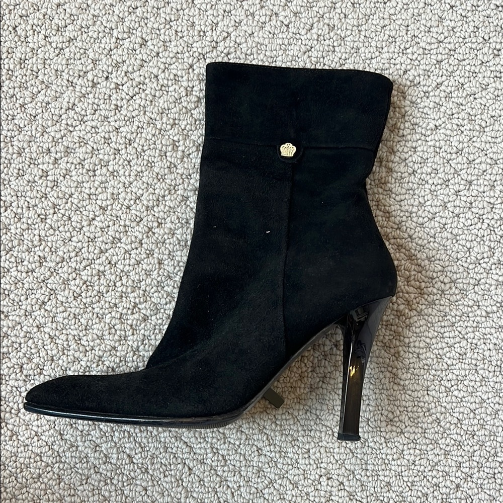 Roberto Botticelli Elegant Black Women's Suede Boots - Picture 7 of 11